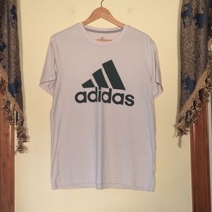 Adidas L Men’s T-shirt. Light gray.